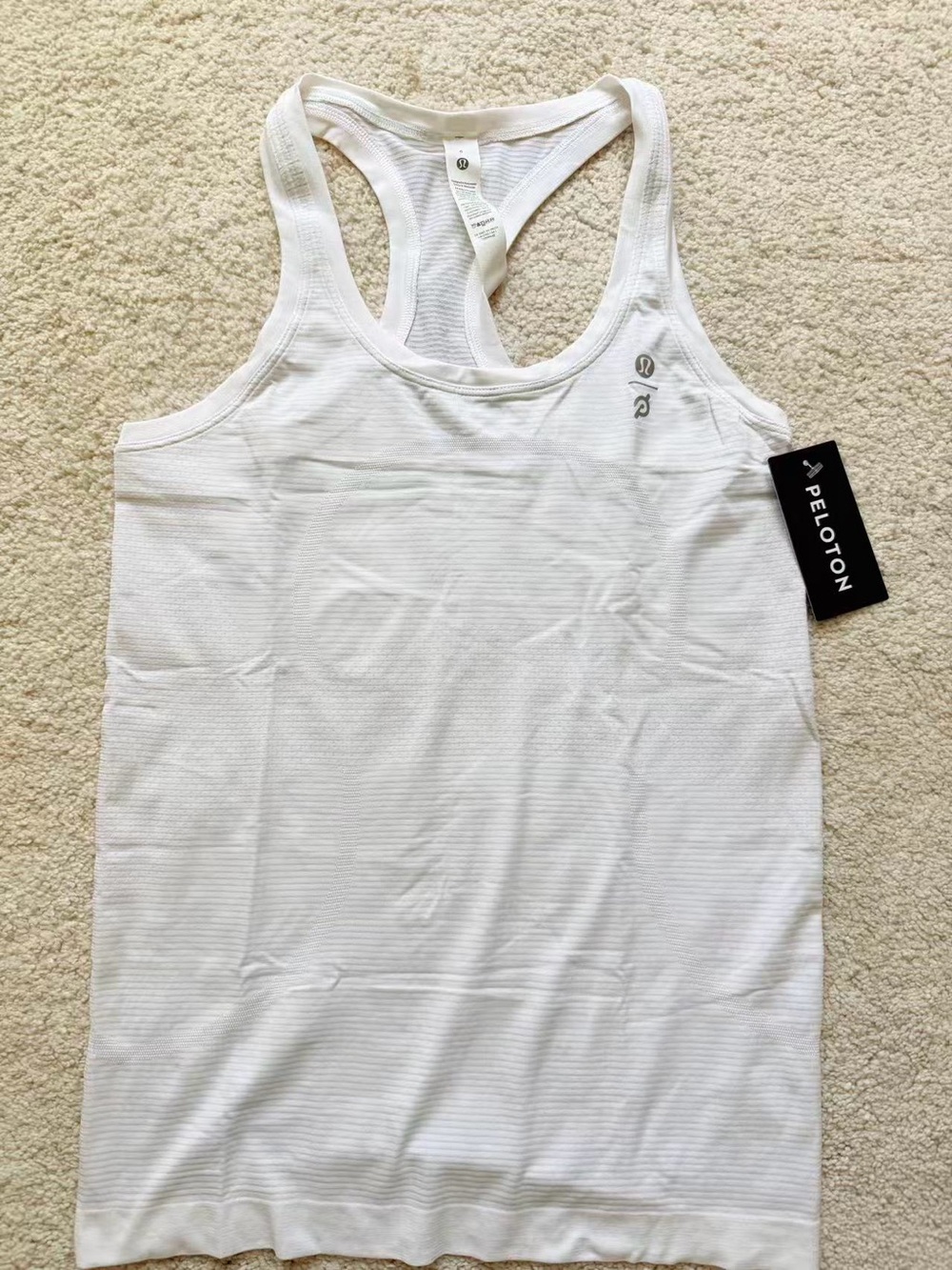 lululemon athletica White Racerback Tank Top